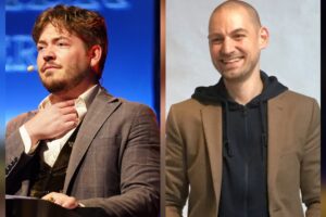 2 Männer, schick angezogen